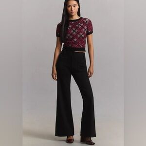 Maeve Black Junie Jean Wide Leg